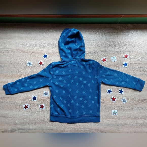 Gap vguc red&blue star sweatshirt size 8 - Picture 9 of 14
